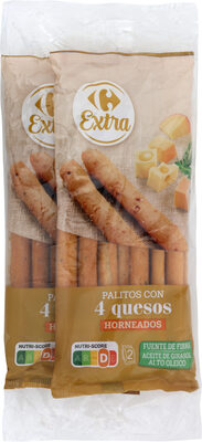Palitos con 4 quesos
