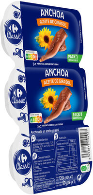 Filetes De Anchoa En Aceite De Girasol