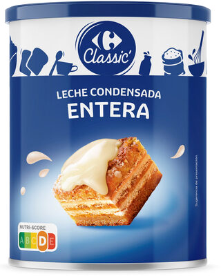 Leche condensada entera