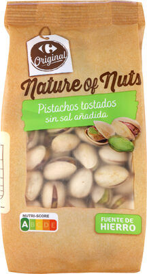 Pistachos Tostados Cascara Sin Sal