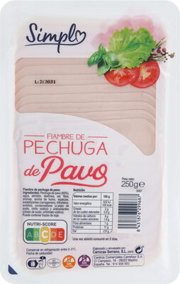 Pechuga Pavo Lonchas
