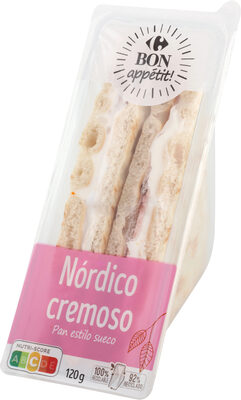 Sandwich nórdico cremoso