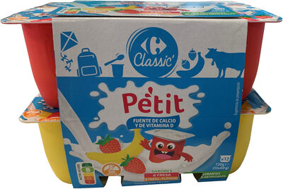 Petit panaché Fresa y fresa/plátano