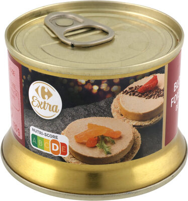 Bloc de foie gras de pato lata
