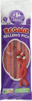 Regaliz relleno pica