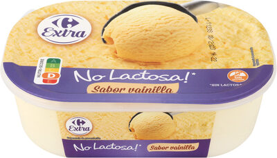 Tarrina Helado Vainilla Sin Lactosa