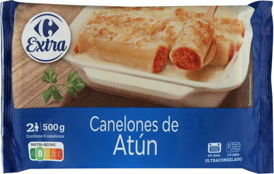 Canelones de atún