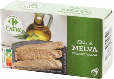 Filetes de melva en aceite de oliva