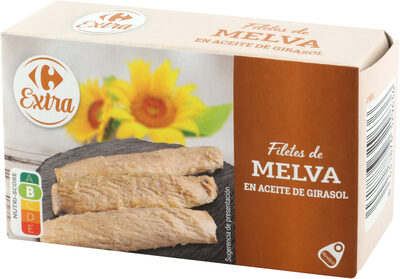 Filetes de melva en aceite de girasol