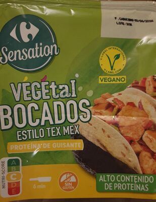 Vegetal bocados estilo tex mex