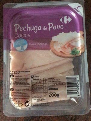 Pechuga de pavo cocida