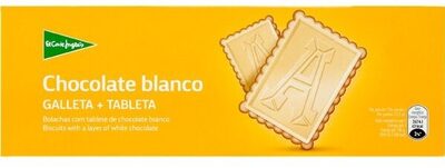 Chocolate blanco galleta