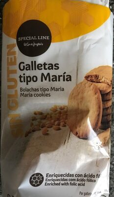 Galletas tipo maría sin gluten