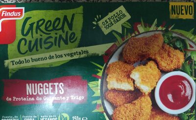 Nuggets de proteína de guisante y trigo