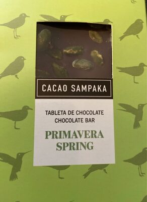 Dark chocolate with pistacho