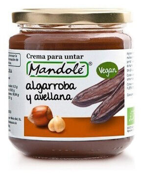 Crema de algarroba y avellana