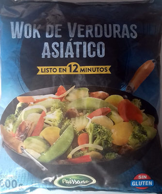 Wok de verduras asiático