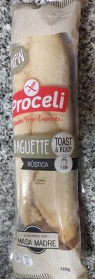 Baguette rústica toast & ready