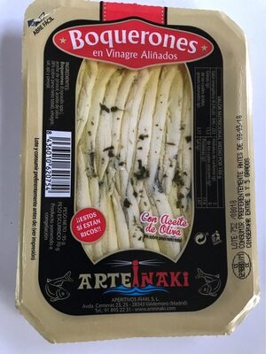 Boquerones en vinagre aliñados