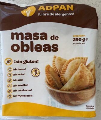 Masa de obleas