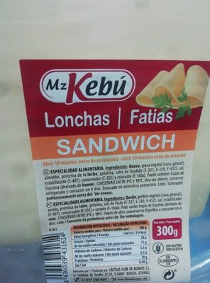 Queso en Lonchas