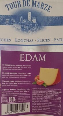Edam - tranches