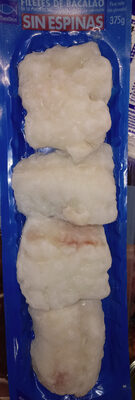 Filetes de bacalao sin espinas