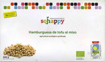 Hamburguesas vegetales Tofu al miso