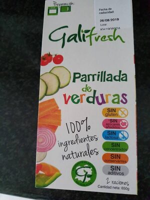 Galifresh parrillada de verduras