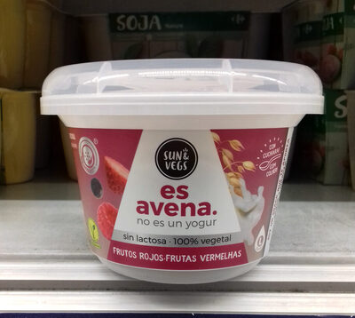Es avena. Frutos rojos.