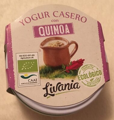 Yogur casero con quinoa