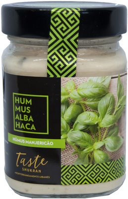 Hummus albahaca