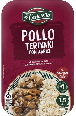 Pollo teryaky con arroz