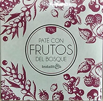 Paté con frutos del bosque