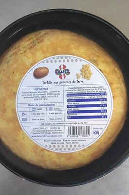 Tortilla aux pommes de terre