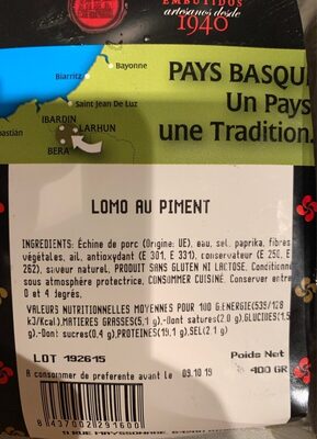 Lomo au piment