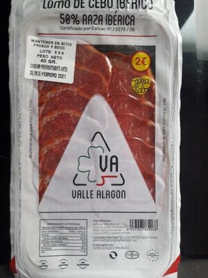 Lomo de cebo ibèrico