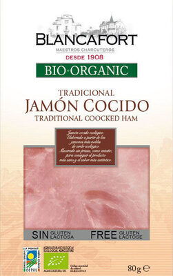 Bio organic jamón cocido ecológico sin gluten sin lactosa