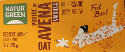 Postre de avena vanilla