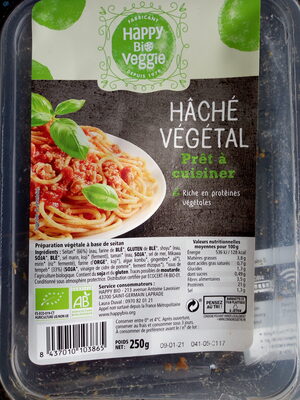 Haché végétal