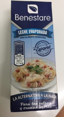 Leche evaporada
