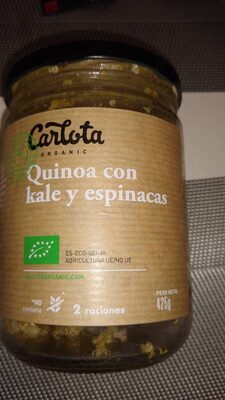 Quinoa con kale y espinacas