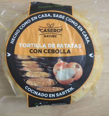 Tortilla de patatas con cebolla