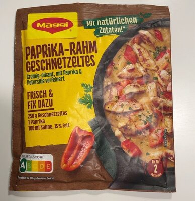 Paprika-Rahm Geschnetzeltes