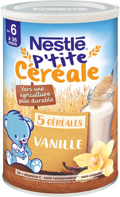 NESTLE P'TITE CEREALE 5 Céréales Vanille 415g