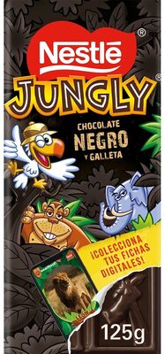 Jungly chocolate negro y galletas