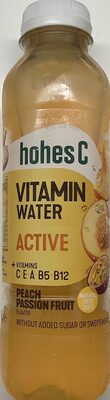 Vitamin Water Active pêche fruit de la passion