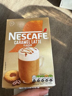 Serving sug 7 NESCAFE CARAMEL LATTE FLAVOUR Per mu
