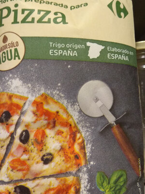 harina preparada para pizza