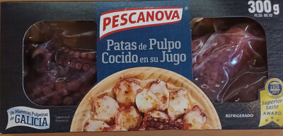Patas de Pulpo cocido en su jugo